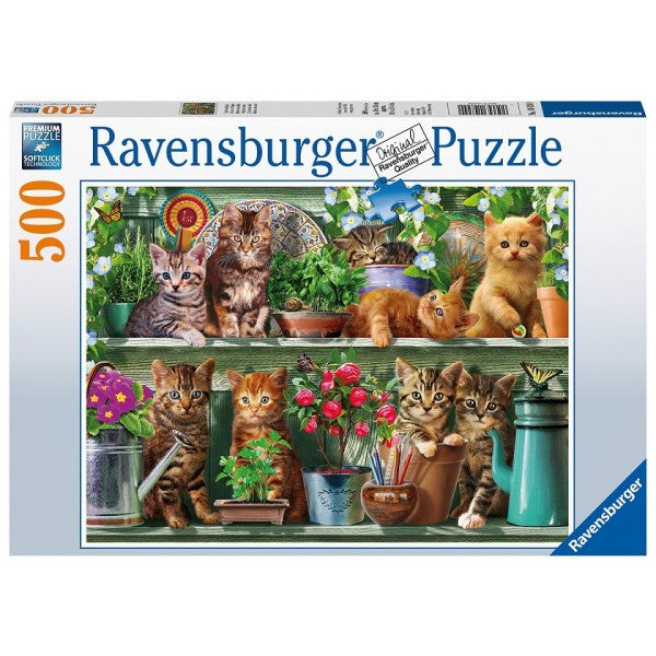 Ravensburger - Cats on the Shelf (500pcs)