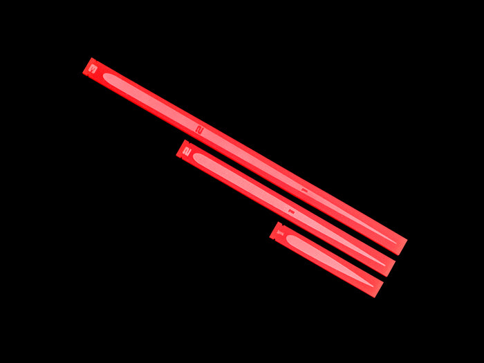 Micro Art Studio - Space Fighter Range Rulers 2.0 - Red (P00234)