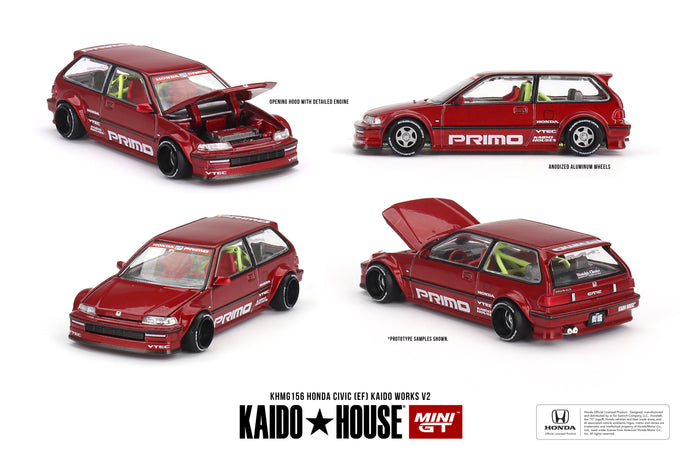 Mini GT - 1/64 Honda Civic (EF) V2 (Kaido Works)