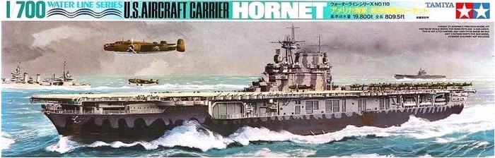Tamiya - 1/700 Hornet Aircraft Carrier