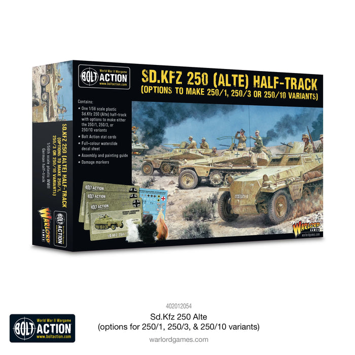 Warlord - Bolt Action: Sd.Kfz 250 (Alte) Half-Track (250/1, 250/3 or 250/10 variants)