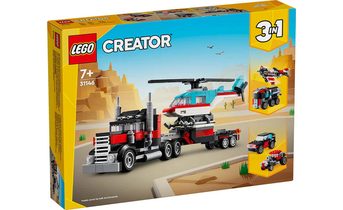 LEGO - Flatbed Truck w/ Helicopter (31146)