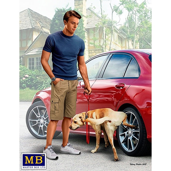 Master Box - 1/24 Bart and Radley (Dog)
