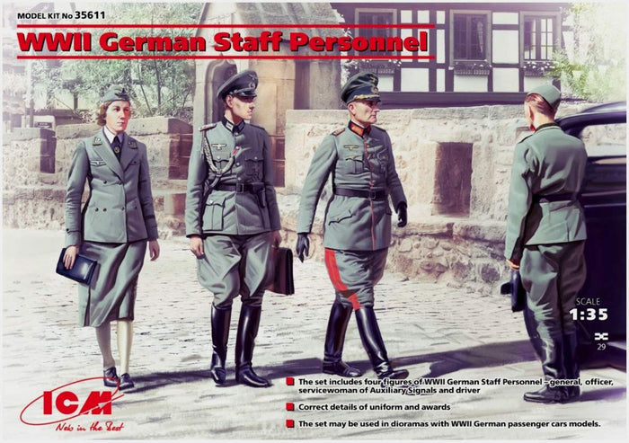 ICM - 1/35 WWII German Staff Personnel
