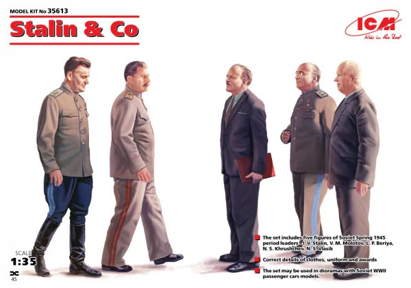 ICM - 1/35 Stalin & Co 4 Figures