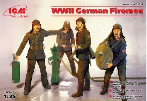 ICM - 1/35 WWII German Firemen 4 Figures