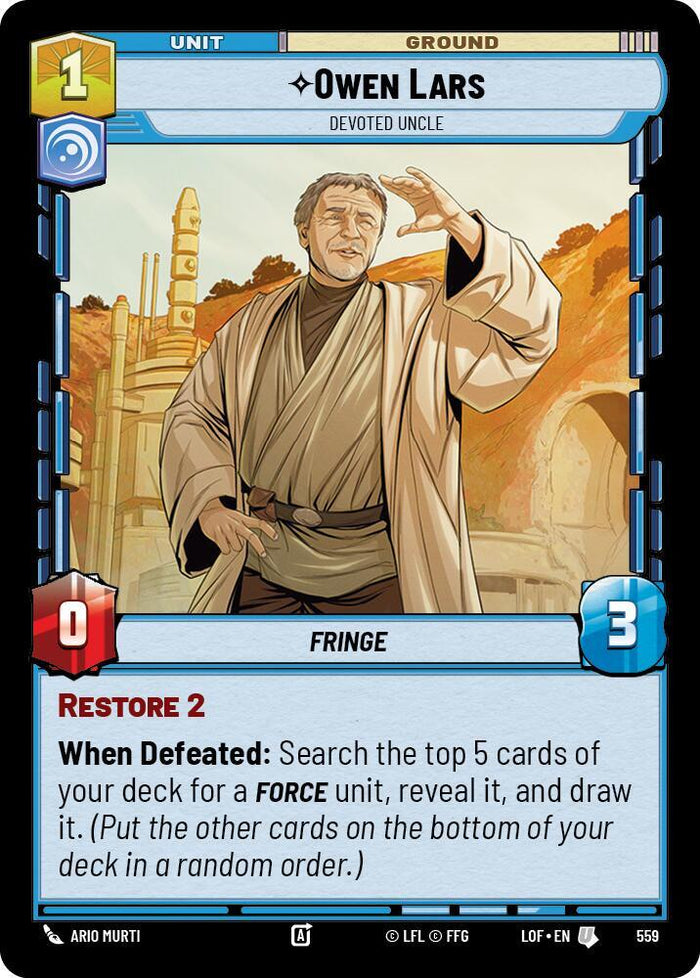 SWU - Owen Lars - Devoted Uncle  (559) (Foil)