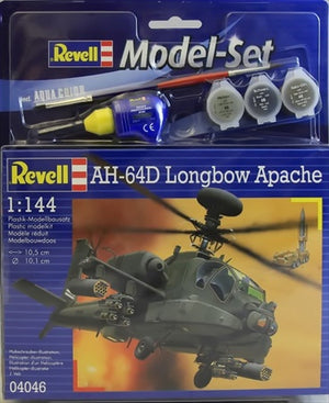 Revell - 1/144 AH-64D Longbow Apache (Model set Incl.Paint)