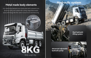 Double Eagle - 1/14 R/C Volvo FMX Dump Truck (Hydraulic)