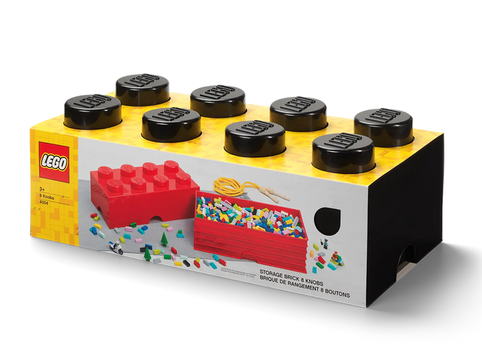 LEGO - Storage Brick 8 - Black