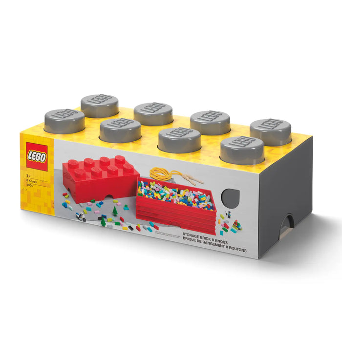 LEGO - Storage Brick 8 - Grey