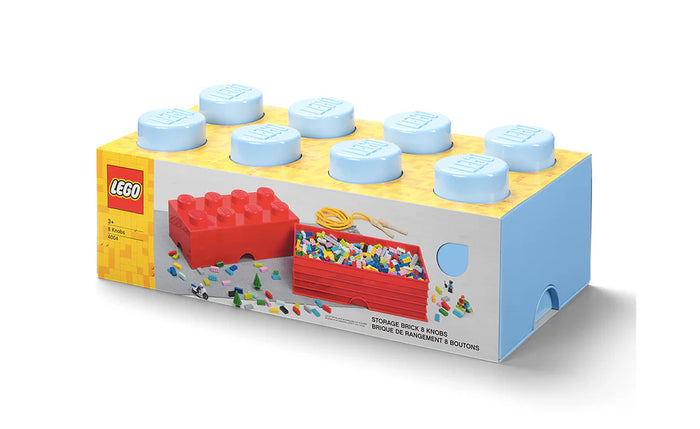 LEGO - Storage Brick 8 - Light Royal Blue
