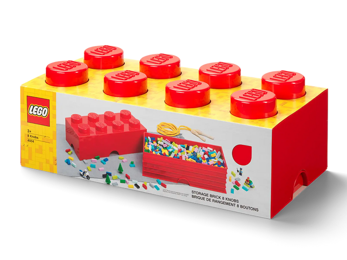 LEGO - Storage Brick 8 - Red
