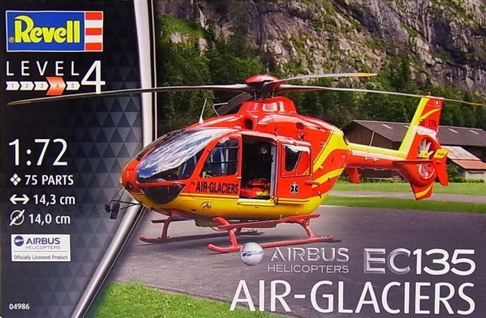 Revell - 1/72 Airbus Helicopters EC135 Air-Glaciers