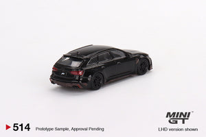 Mini GT - 1/64 ABT Audi RS6 Johann ABT Signature Edition (Black)