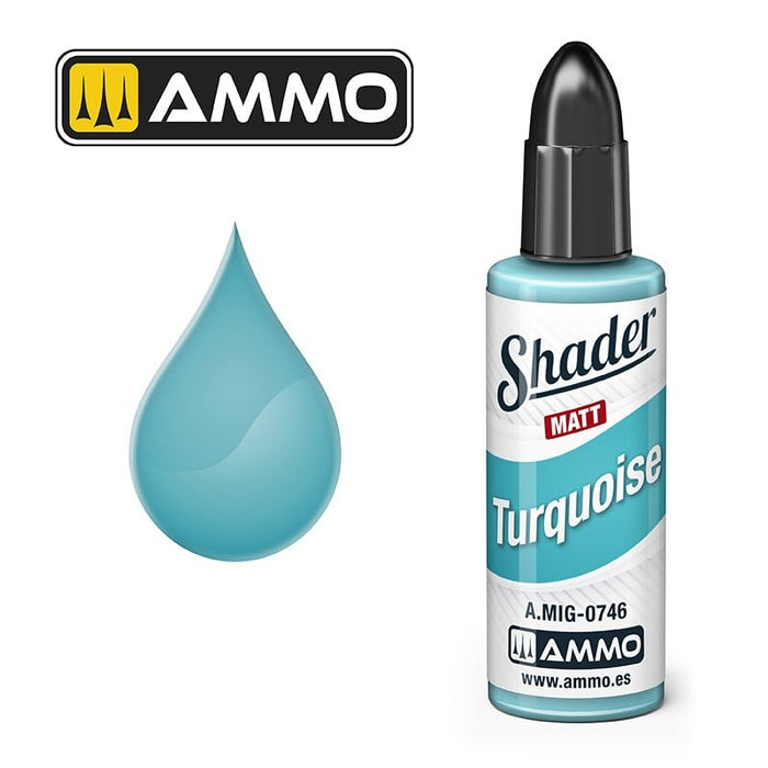 AMMO - 0746  Turquoise Matt Shader