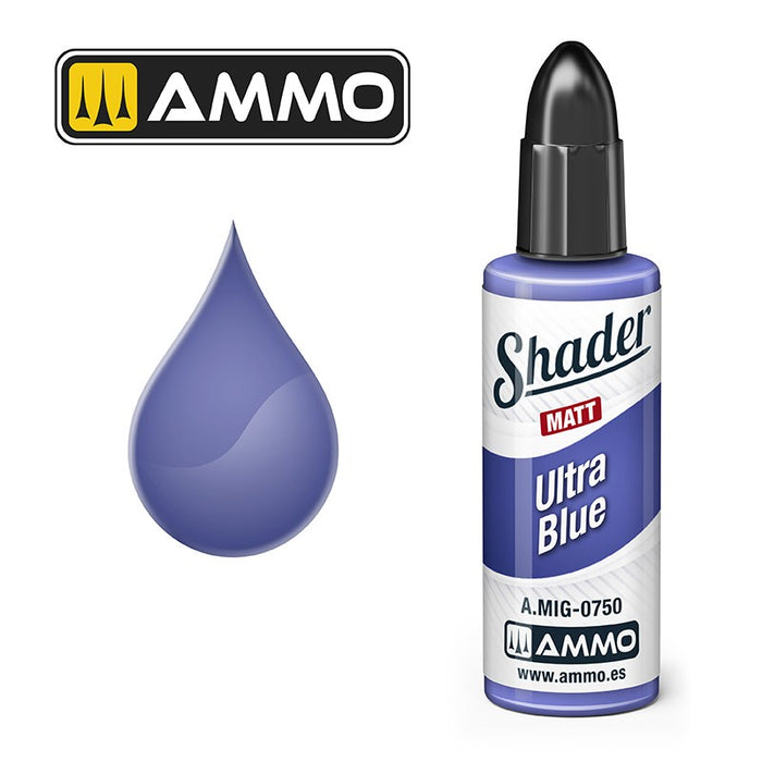 AMMO - 0750  Ultra Blue Matt Shader