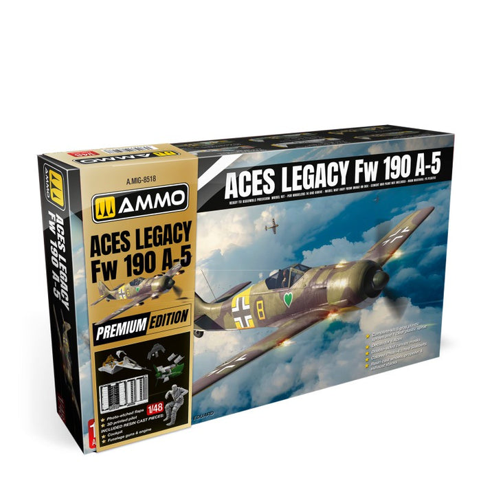 AMMO - 1/48 Aces Legacy Focke Wulf 190 A-5 Premium Edition