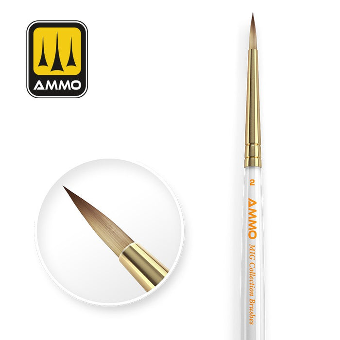 AMMO - #2 Conical Collection Brushes
