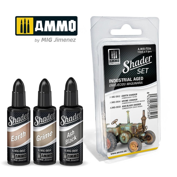 AMMO - 7326 Industrial Aged Matt Shader Set