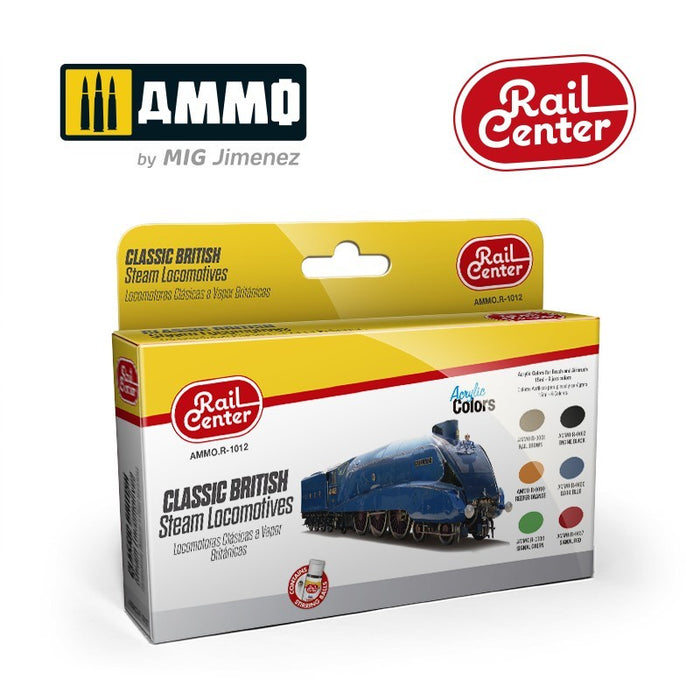 AMMO - R-1012 Classic British Steam Locomotives (Paint Set)