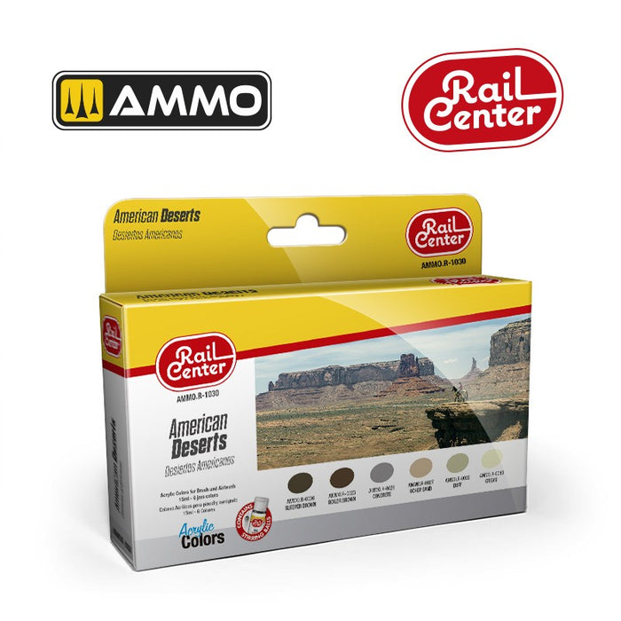 AMMO - R-1030 Rail Center - American Deserts (Paint Set)