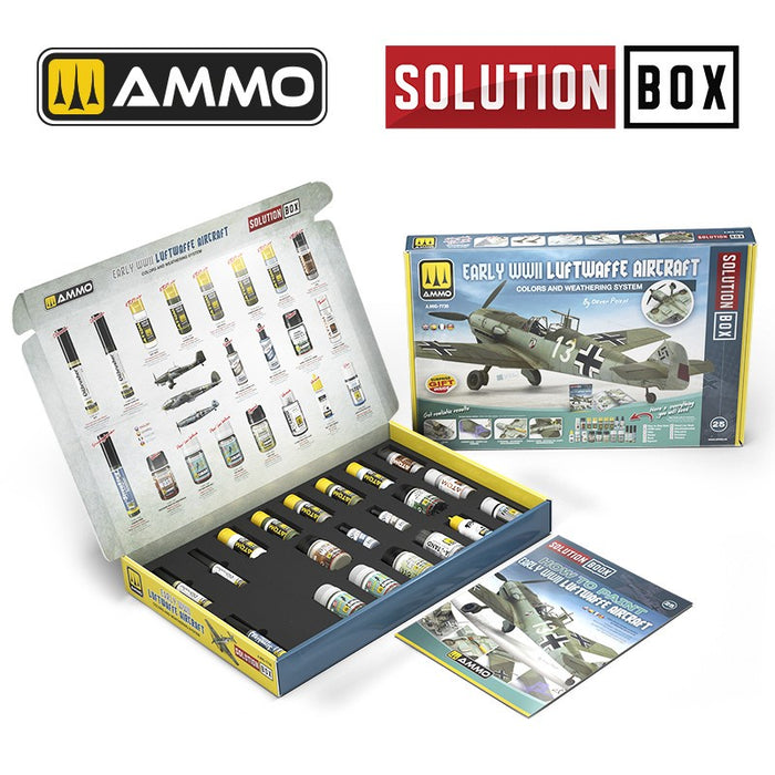 AMMO - SOLUTION BOX 25 ‚Äì Early WWII Luftwaffe Aircraft - Colors and Weathering System