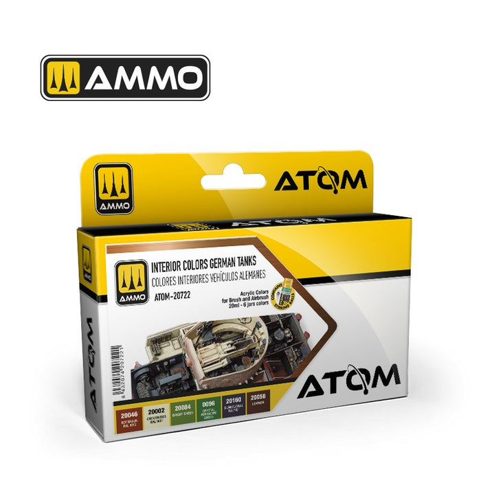 ATOM - 20722 Interior Colors German Tanks Set