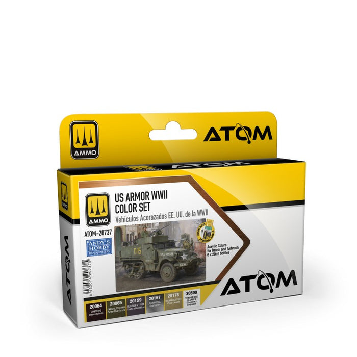 ATOM - 20737 US Armor WWII Colour Set