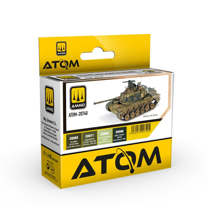 ATOM - 20740 Vietnam War Vehicles Colors Set