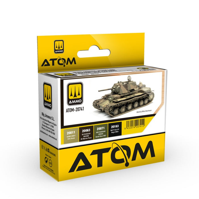 ATOM - 20741 WWII Soviet Vehicles Camouflage Colors Set