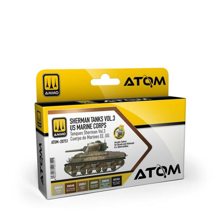 ATOM - 20751 Sherman Tanks Vol 3 WWII US Marine Corps Set