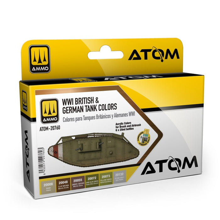 ATOM - 20760 ATOM WWI British & German Colors Set