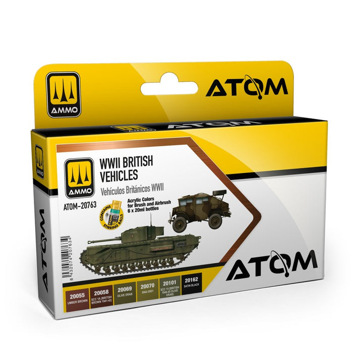 ATOM - 20763 ATOM WWII British Vehicles Set