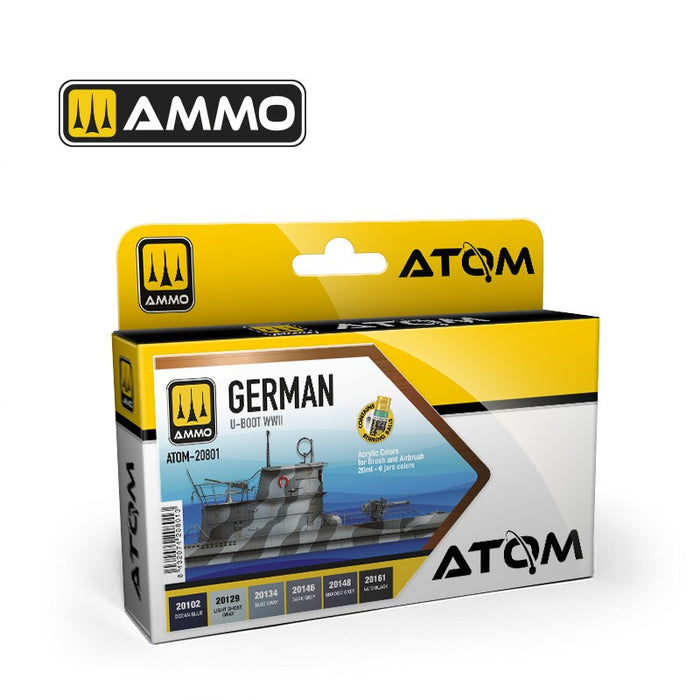 ATOM - 20801 German U-BOOT WWII (Paint Set)