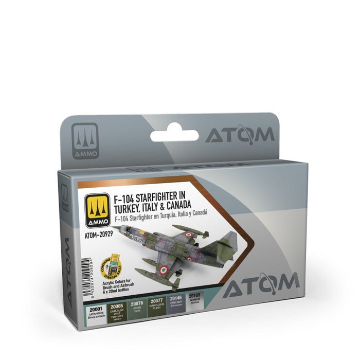 ATOM - 20929 ATOM F-104 Starfighter in Turkey, Italy & Canada Set