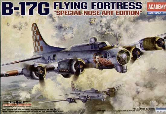 Academy - 1/72 B-17G Flying Fortress "Special Nose Art Edition"