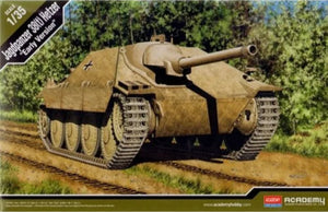 Model tank kit with a forest background on the packaging, featuring the brand 'Academy'.