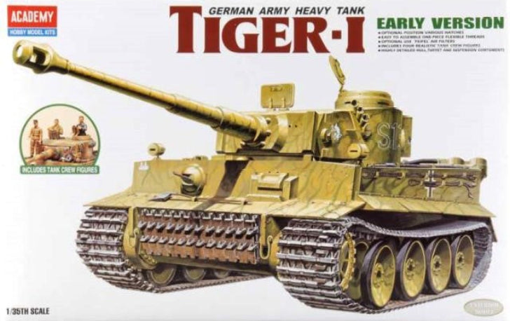 Academy - 1/35 Tiger 1 'Early Production Version' – Jix Hobbies