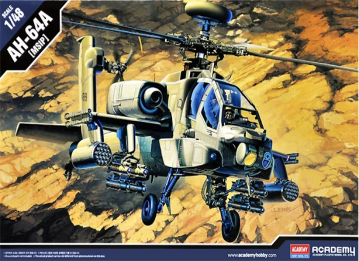 Academy - 1/48 Ah-64A Apache Longbow