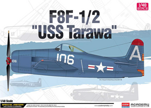 Academy - 1/48 F8F-1/2 USS Tarawa (Special Ed.)