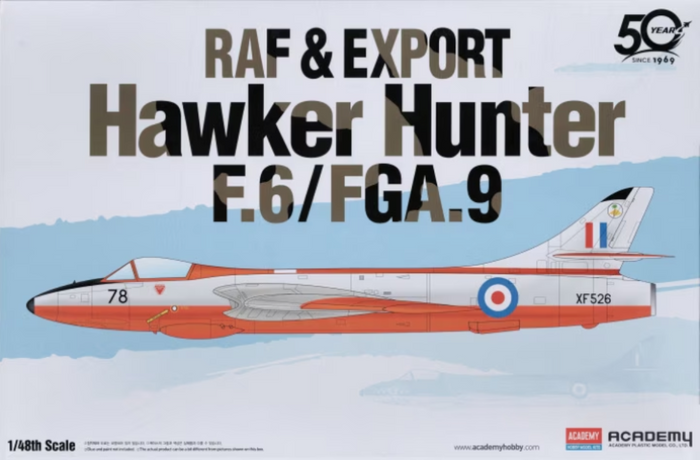 Academy - 1/48 Hawker Hunter F.6/FgA.9