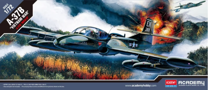 Academy - 1/72 A-37b Dragonfly "Vietnam War"