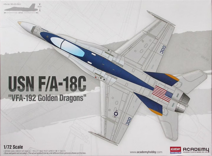 Academy - 1/72 F/A-18C VFA-192 Golden Dragons