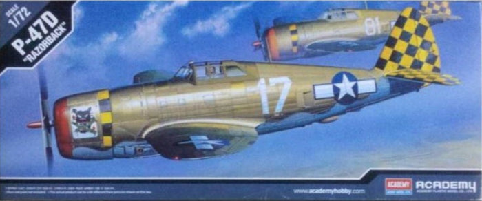 Academy - 1/72 P-47D "Razor Back"