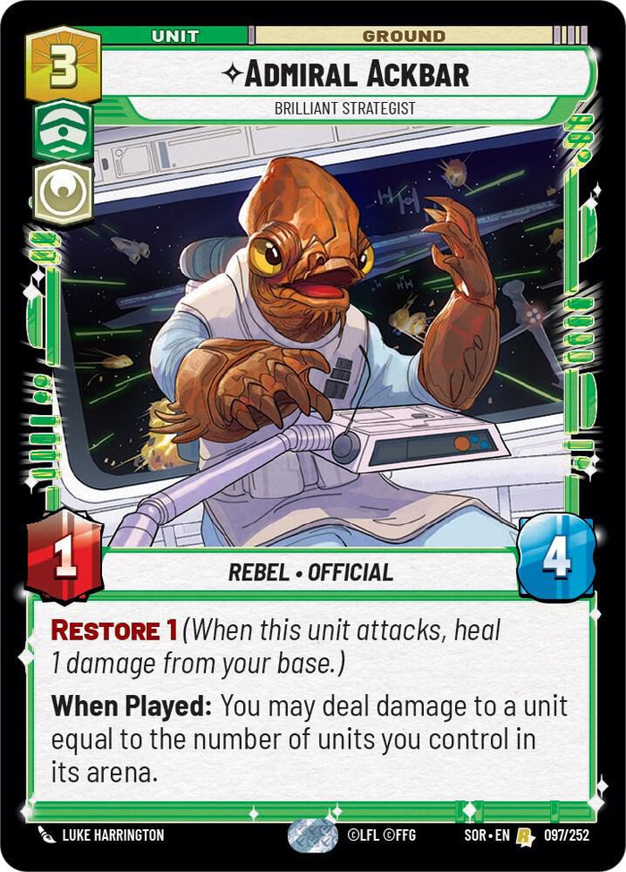 SWU - Admiral Ackbar - Brilliant Strategist (097/252)