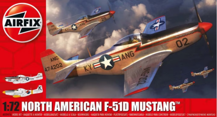 Airfix - 1/72 North American Mustang F-51D