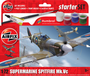 Airfix - 1/72 Supermarine Spitfire M (Starter Set Incl. Paint)