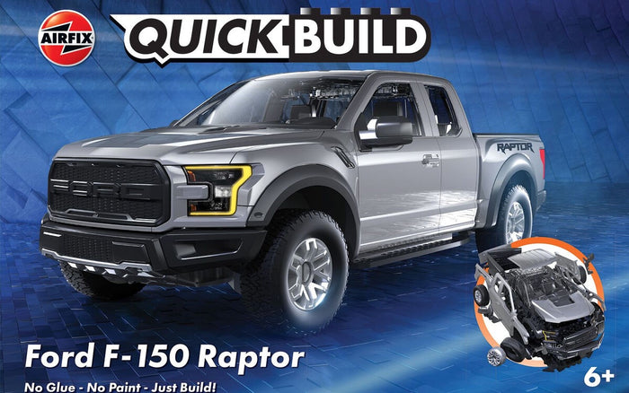 Airfix - Ford F-150 Raptor (Grey) (QUICK BUILD) – Jix Hobbies