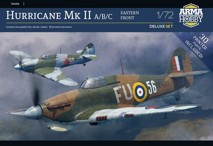 Arma Hobby - 1/72 Hurricane MK IIc A/B/C Eastern Front (Deluxe Set)